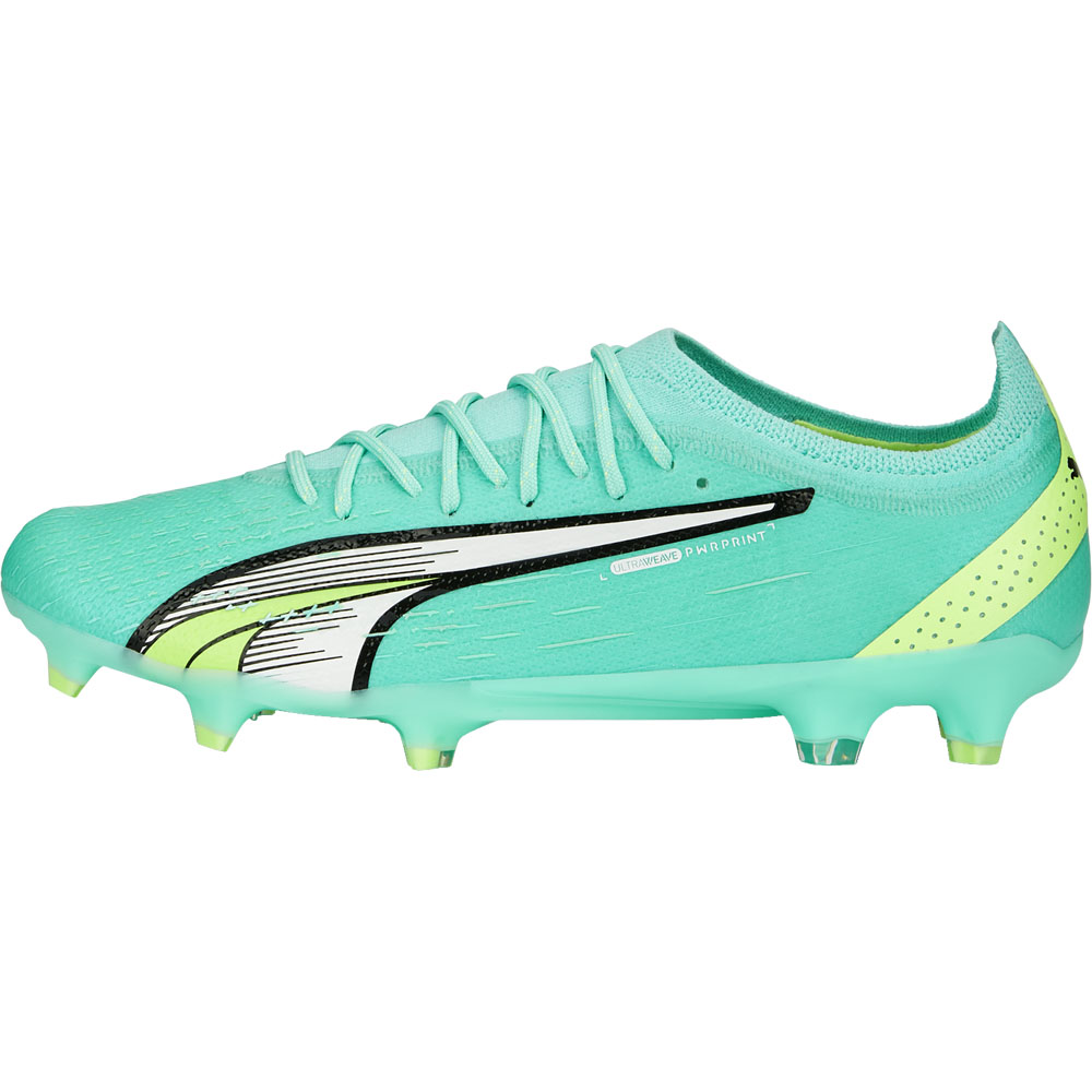 Puma Ultra Ultimate FG - electric peppermint/fast yellow | Soccer Center