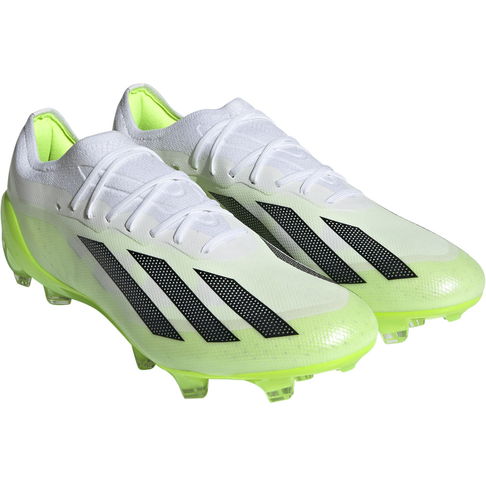 adidas X Crazyfast.1 FG - white/black/lucid lemon | Soccer Center